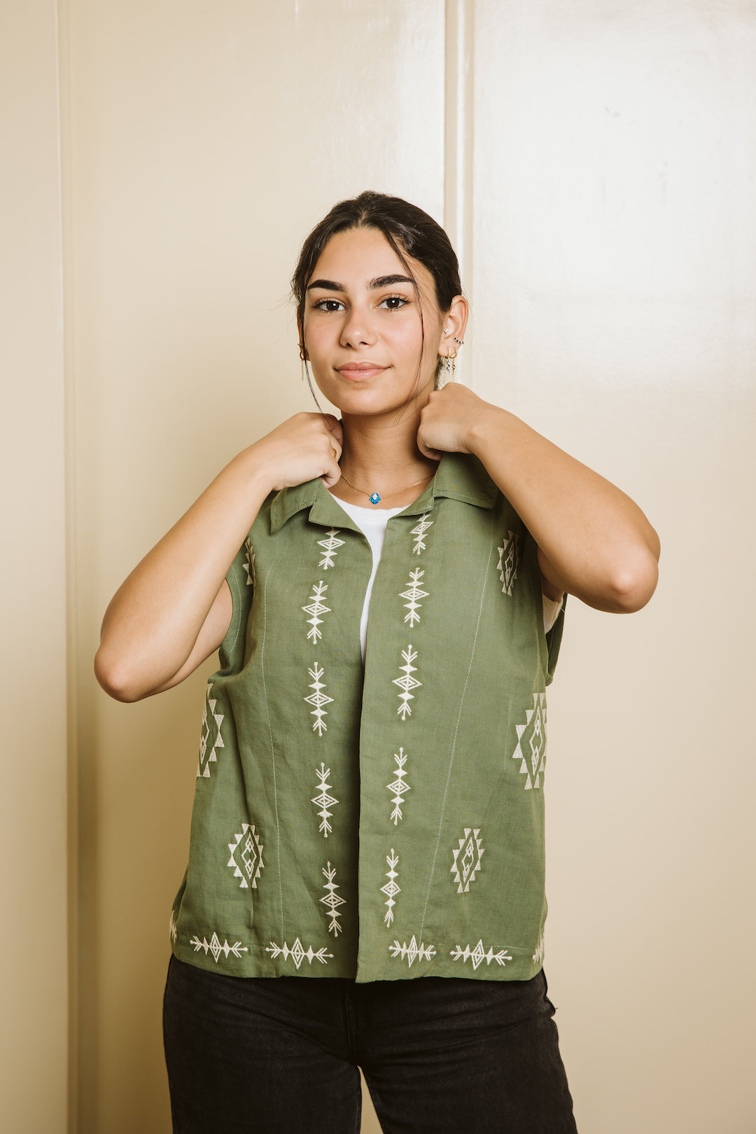 Olive Sunny Breeze Vest