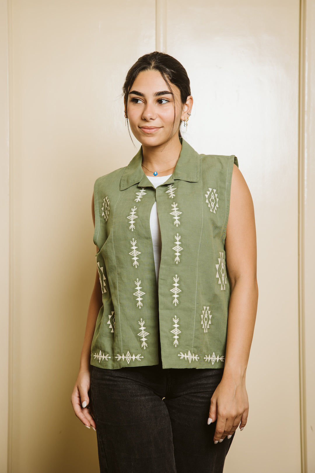 Olive Sunny Breeze Vest